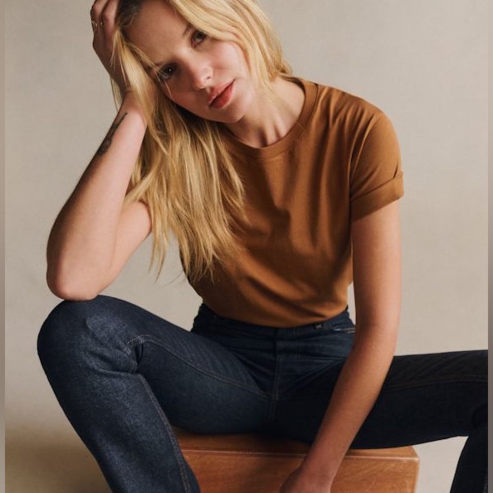 Sézane Camel Tee